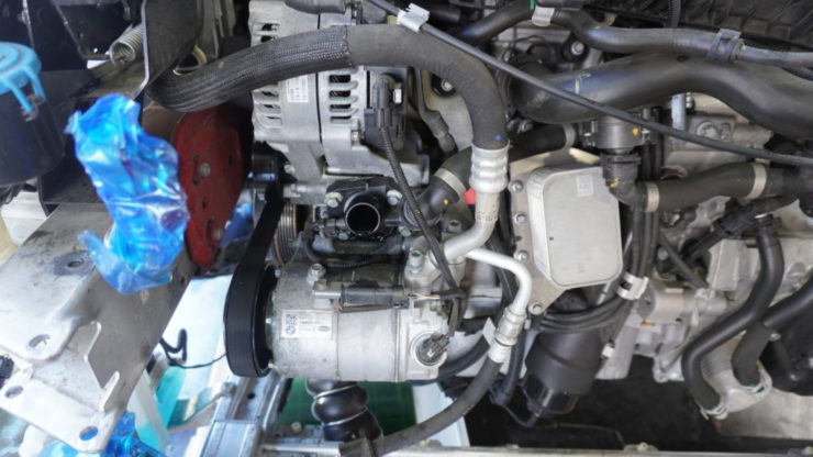 MINI ミニ F54 F55 F56 F57 F60 F系 クーパー S JCW ウォーターポンプ サーモスタットハウジング 水漏れ オーバーヒート 原因