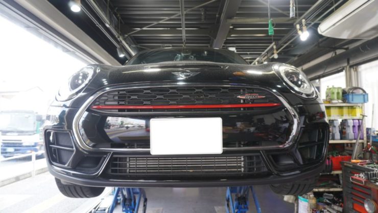 MINI ミニ F54 クラブマン JCW クーパー AMSECHS アムゼックスフロント リップ アンダー スポイラー アクリル