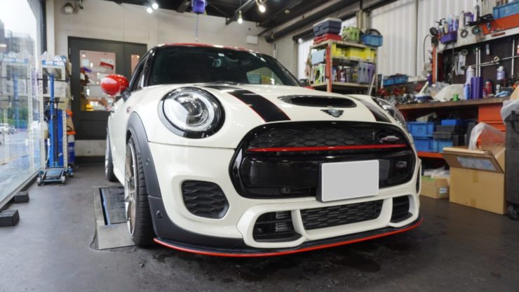 MINI ミニ F55 FMINI ミニ F55 F56 F57 メッキ部分 ブラックアウト 黒く