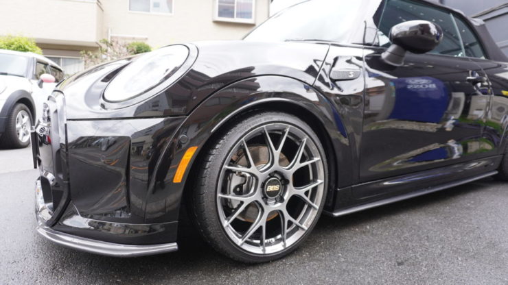 MINI ミニ F54 F55 F56 F57 F60 フェンダーアーチ サイドスカート 無塗装 樹脂 ボディ 同色 ペイント RSI c6 カーボン フェンダー