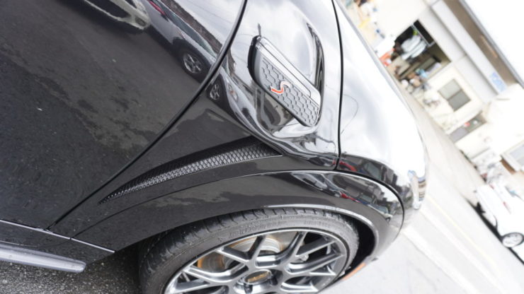 MINI ミニ F54 F55 F56 F57 F60 フェンダーアーチ サイドスカート 無塗装 樹脂 ボディ 同色 ペイント RSI c6 カーボン フェンダー