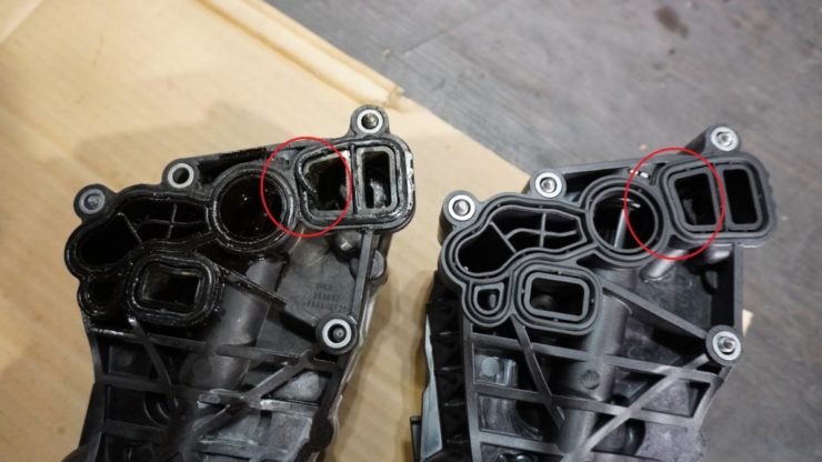 MINI ミニ F54 F55 F56 F57 F60 オイルフィルターハウジング オイル漏れ 冷却水漏れ クーラント漏れ 修理 交換