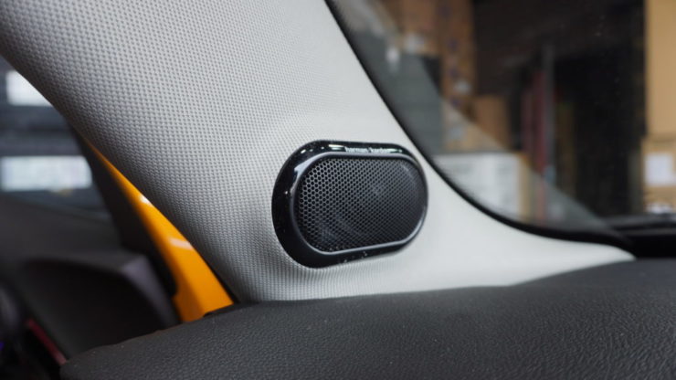 MINI ミニ F54 F55 F56 F57 F60 audison オーディソン トレードインスピーカー 2way 2ウェイ ミッド ツィーター 純正 ピラー パネル ハーマンカードン