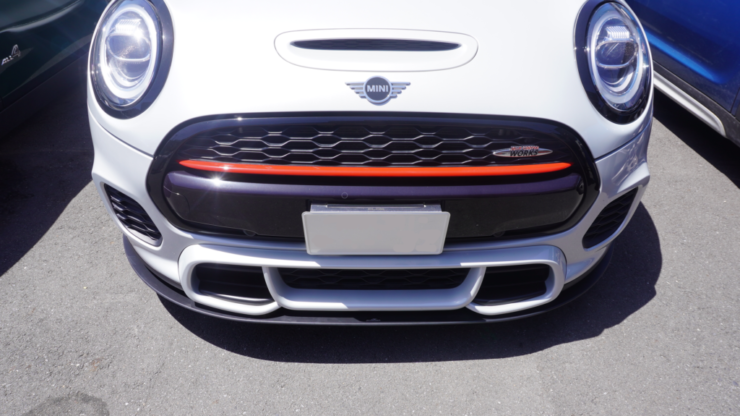 MINI ミニ F55 F56 F57 クーパーS JCW ACシュニッツァー フロント リップ スポイラー 取付