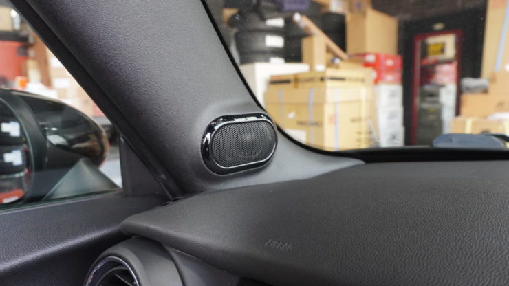 MINI ミニ F54 F55 F56 F57 F60 audison オーディソン トレードインスピーカー 2way 2ウェイ ミッド ツィーター 純正 ピラー パネル ハーマンカードン