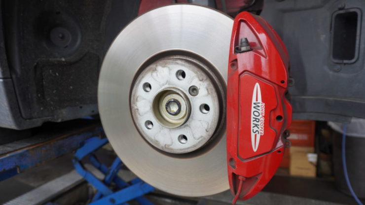 MINI ミニ F54 F55 F56 F57 F60 LCI 取付 ローター 交換 Brembo ブレンボ  プロジェクトミュー 低ダスト パッド