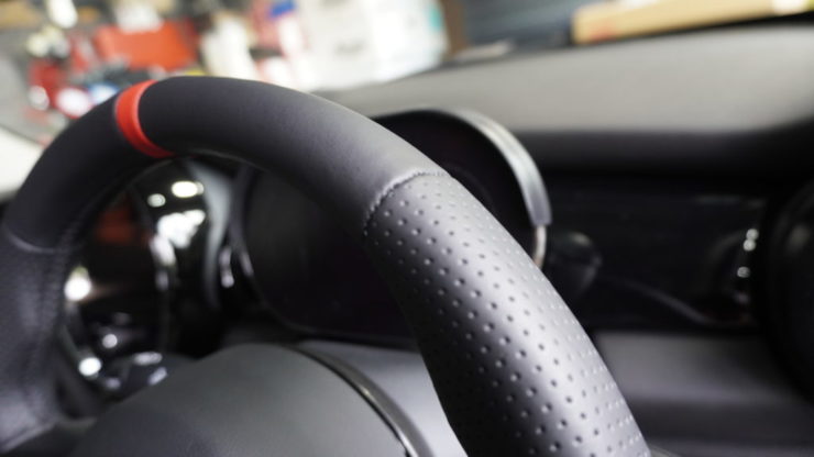 MINI ミニ F55 F56 F57 AMSECHS ステアリング 3Dデザイン スポーツペダル 取付